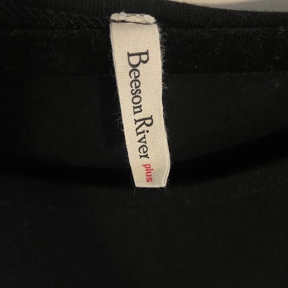 Plus Size Dress with Ruffle sleeves and Hem - Picture 5 of 5